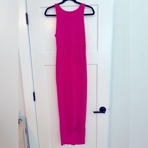 New w/Tags Hot Pink Midi Length Dress Size Medium